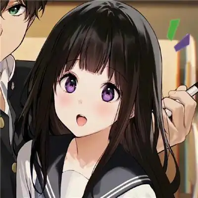 二次元动漫截图甜蜜互动情侣头像