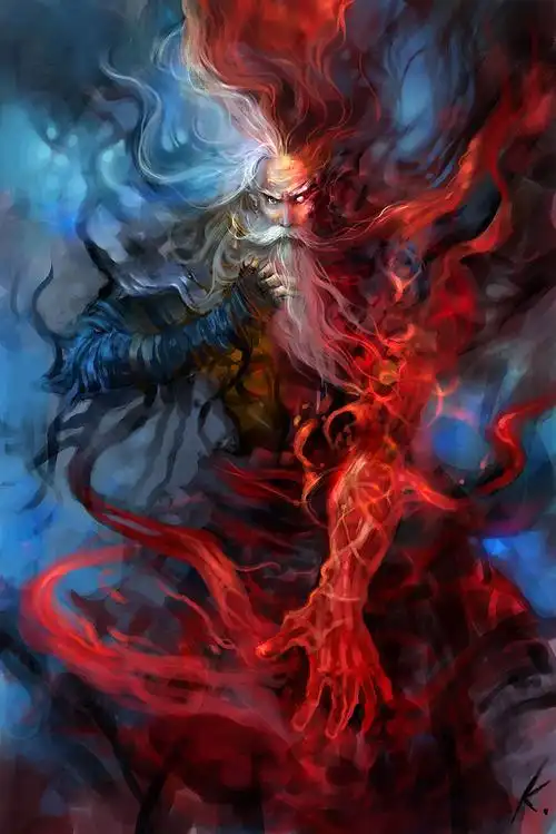 玄幻.封面.底图.素材.人物.古风.剑.精灵.魔幻.原画