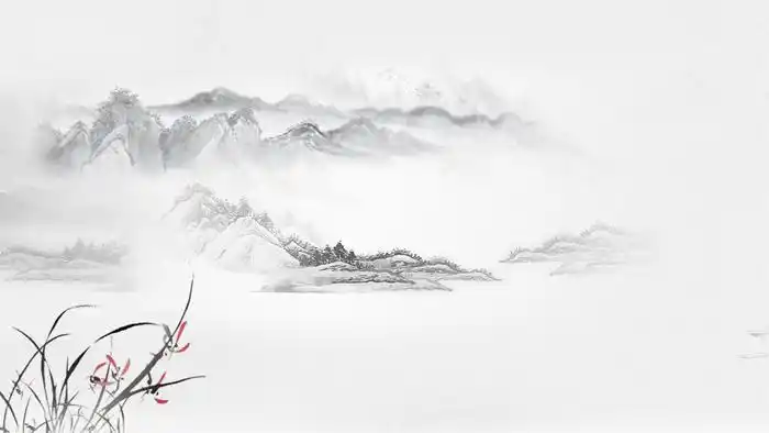 六张古典水墨中国风ppt背景图片集合二