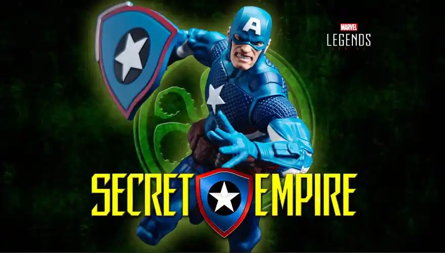 marvel legends 秘密帝国 美国队长 孩之宝漫威传奇6寸可动人偶开箱