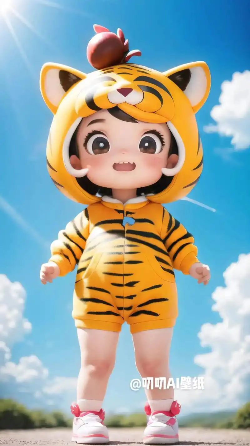 小老虎系列壁纸.老虎,老虎——《可爱的小老虎》#图文伙伴计划 - 抖音