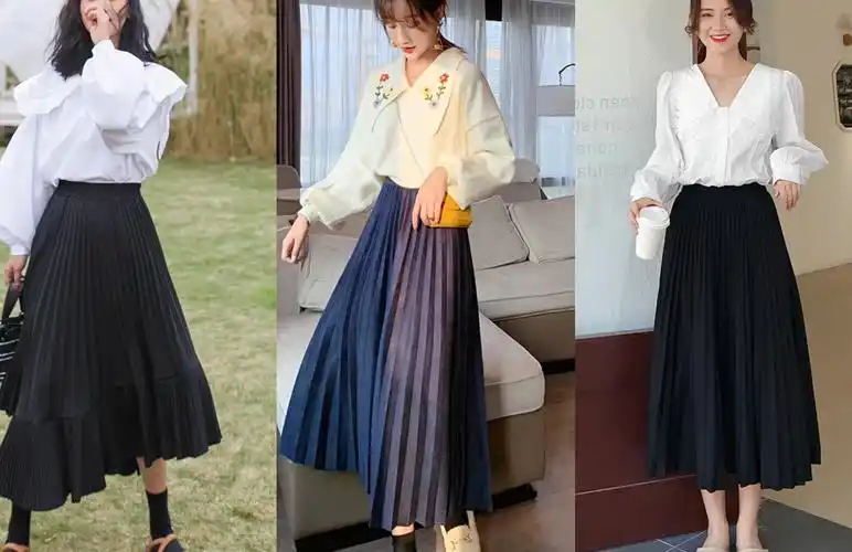 冬天穿百褶裙时,配什么上衣好看?7种搭配方案,照着穿太美了!