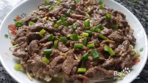 沙茶酱蒸牛肉