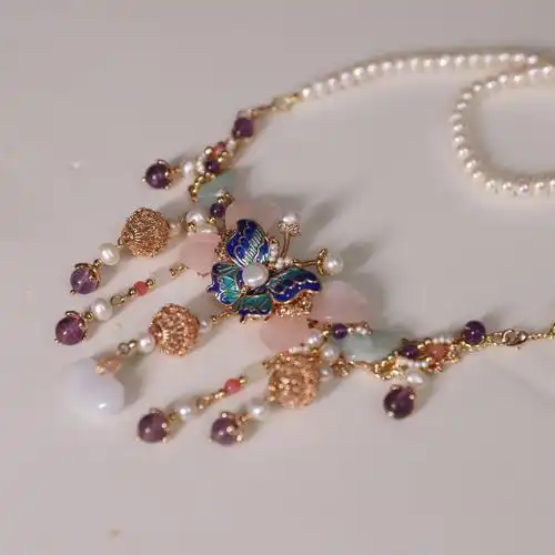 项链项圈稷氏小筑原创古风宫廷复古汉服璎珞项链