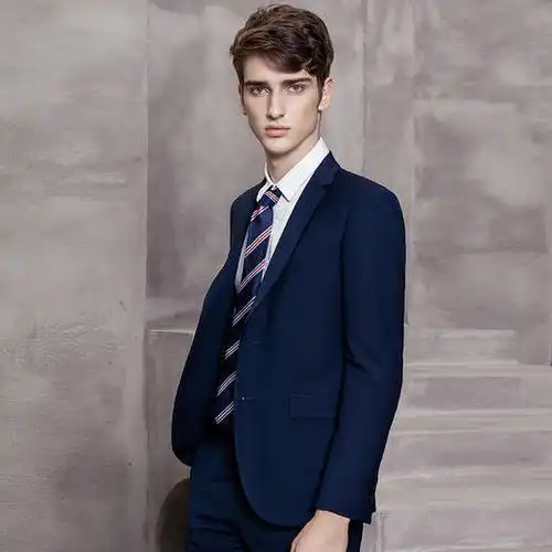 圣得西西服套装职业正装修身商务休闲新郎婚礼结婚礼服西装男套装