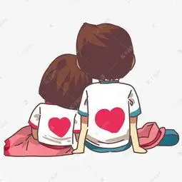 情侣背影简笔画情侣背影简笔画简单一点的