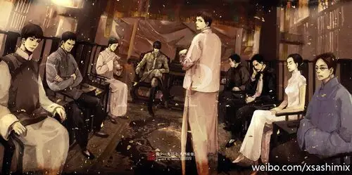 求盗墓笔记老九门齐聚的壁纸大图~满意加分