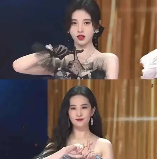 娱乐圈6位高颅顶女星刘亦菲天生丽质鞠婧祎真真假假分不清