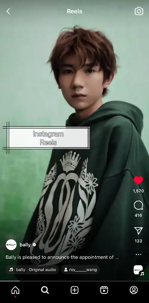 bally全球品牌代言人王源