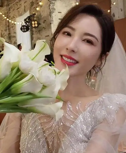 曾黎20年前后穿婚纱对比风韵犹存端庄大气