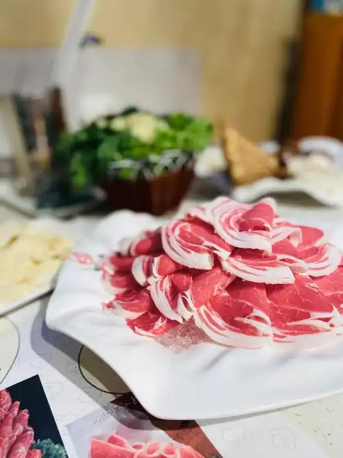 其他菜品中规中矩9973「山泉水鸳鸯锅」滩羊肉适合在山泉水里煮