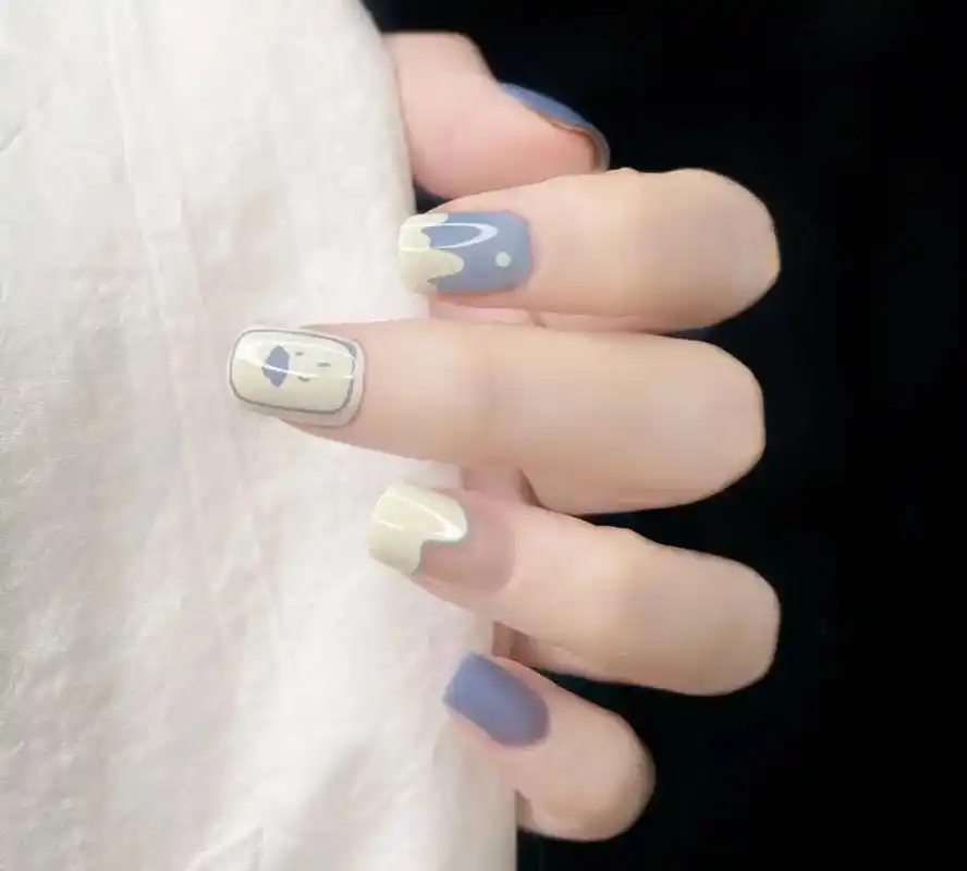 少女小清新美甲合集#手工穿戴甲 #超好看的美甲 #仙女必备  - 抖音