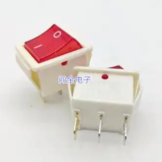 粟慄电锅开关配件4000w多功能电热锅多星锅电饭锅电炒锅船型开关带灯