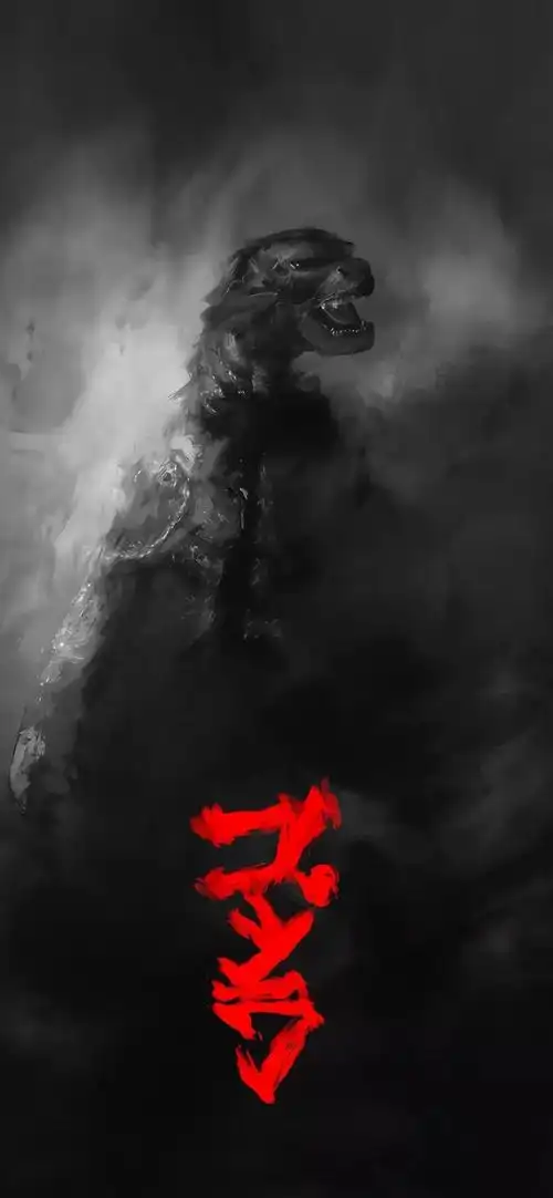 哥斯拉小怪兽_手机壁纸_动漫卡通手机壁纸_我要个性网