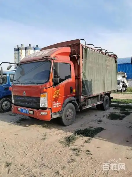 二手豪沃宽体高栏货车长42米宽23米