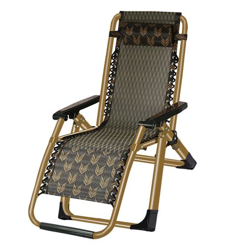 折叠躺椅单人午休家用简易午休便携多功能公室阳台懒人休闲睡椅床