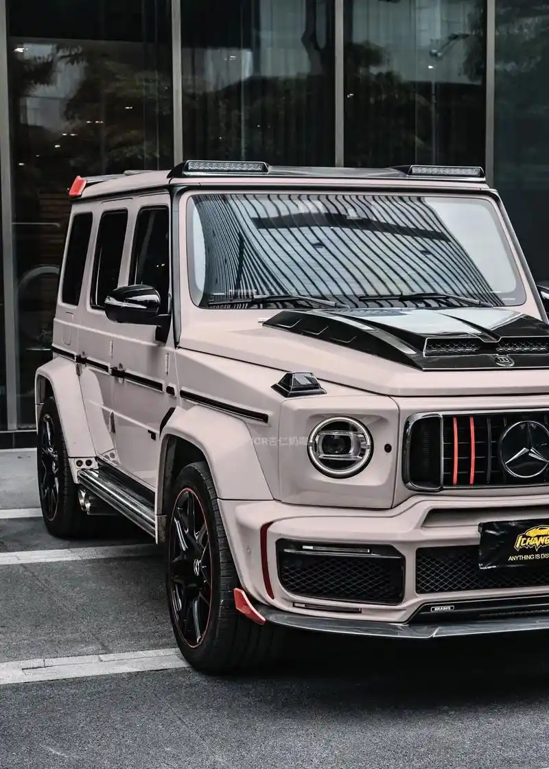 谁懂啊!大g改粉色也太好看了叭!救命!谁懂这个含金量 - 抖音