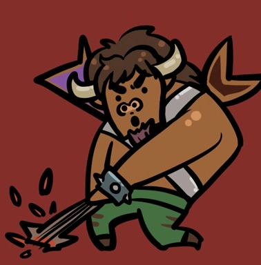 魔兽玩家漫画萌萌哒激情燃烧的牛头人乐手