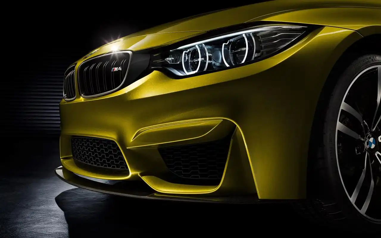 超酷宝马m4概念车炫彩土豪金桌面壁纸(一)高清大图预览1920x1200_汽车
