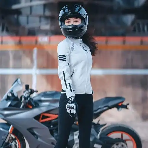 motoboy摩托车骑行服女夏季机车服休闲越野防雨防风四季通用套装