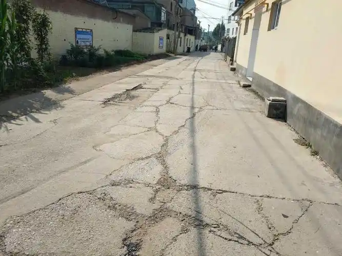 黝黑发亮的柏油路