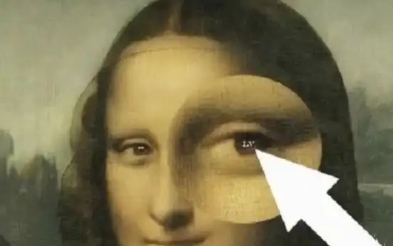《蒙娜丽莎》中到底有多少秘密?放大30倍后,看她眼睛里有啥