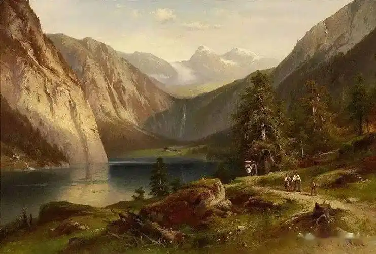 欣赏欧洲古典风景油画