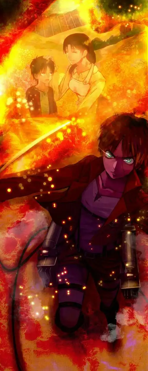 (进击的巨人)跪求艾伦高清原图图片,要帅的!