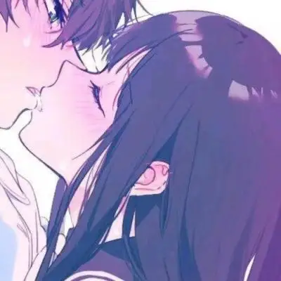 动漫情头～亲亲_情侣头像_我要个性网