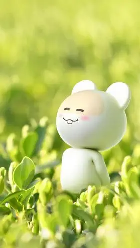 超级可爱呆萌的笨笨鼠户外小清新写真