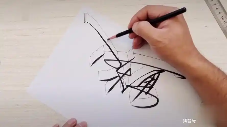 陈勇创意立体画签名,不一样的艺术绘画