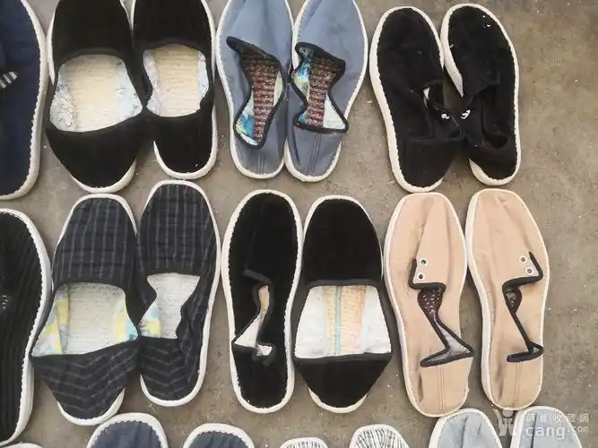 80年代左右手工拉底女式千层底布鞋17双