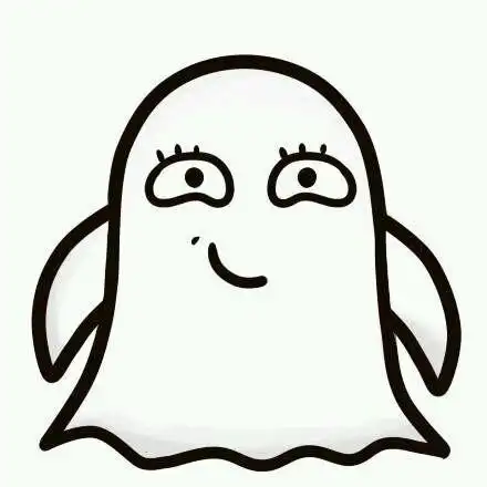 简笔画可爱小幽灵