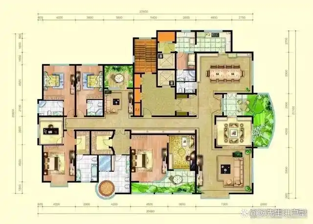 630平米双向入户带空中花园的极品大平层!
