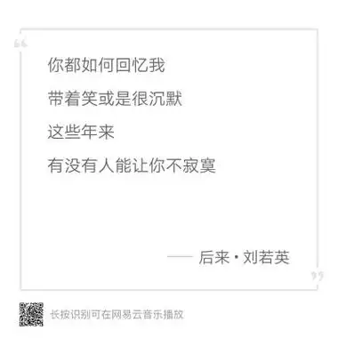 后来的歌词