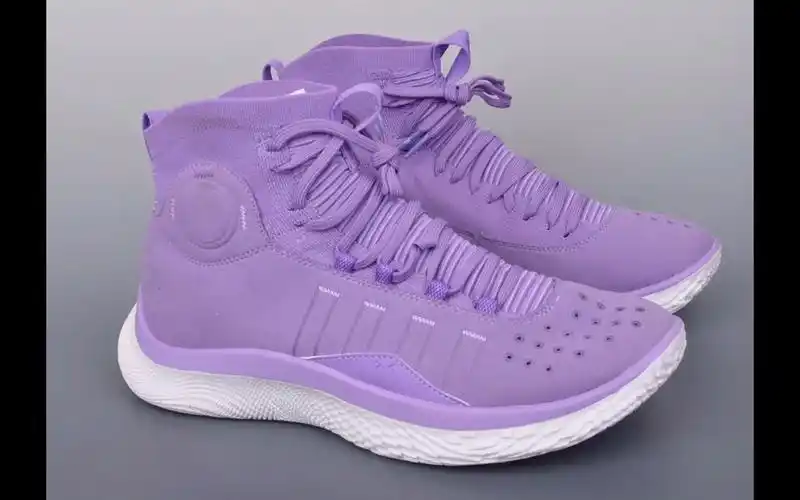 库里4代 under armour curry 4 flotro 紫罗兰篮球鞋3024861-500