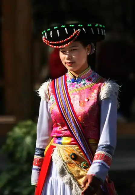 怒族美女图片  少数民族服饰图片,美女,少数民族,民族服装,怒族美女