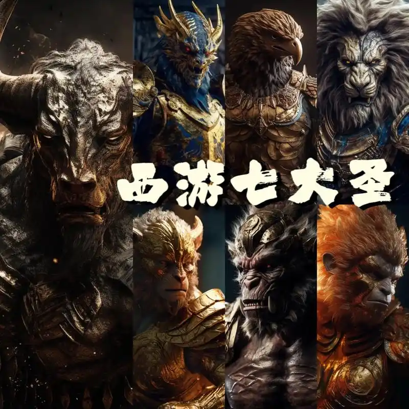 西游记,花果山七大圣!#西游记 #七大圣 #花果山七大圣#a - 抖音