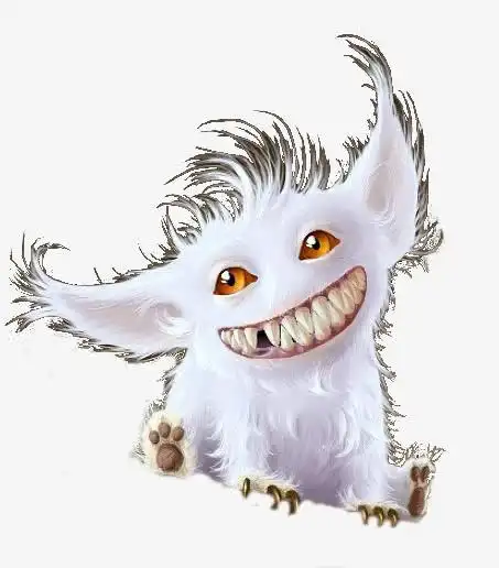 白毛小怪兽