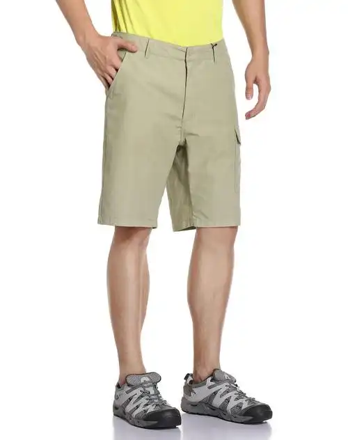 吸汗透气 男款卡其色户外短裤