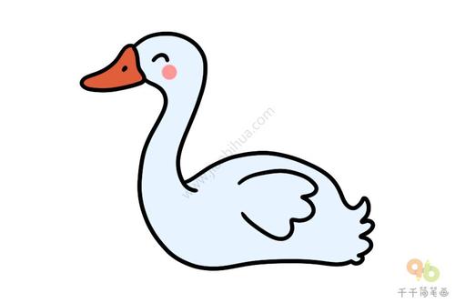 大白鹅简笔画如何画