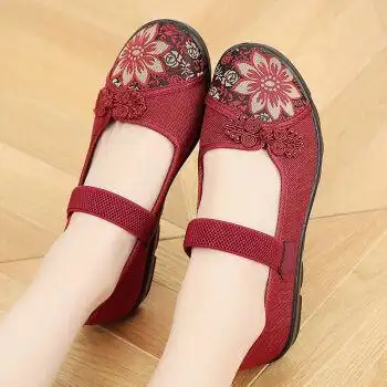 夏天老太太小脚鞋三寸金莲小脚鞋老人老北京布鞋女中老年春秋季软底