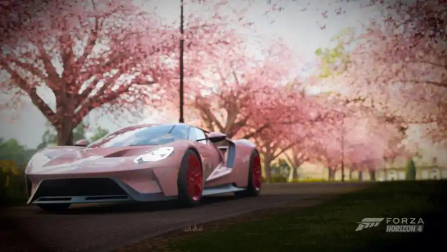 地平线4看樱花