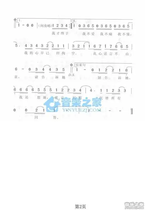 林俊杰我还想她简谱曲谱歌谱谱子