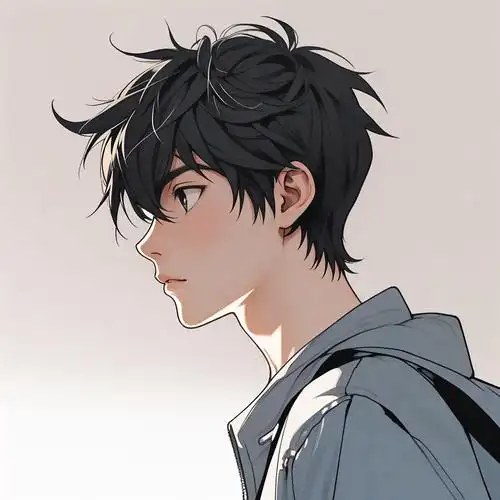 男生侧面漫画头像精选