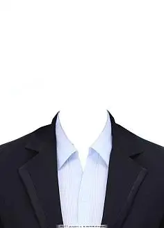 ltd职业领带白衬衫证件照模板psd分层|psd分层素材|白衬衫证件照模板