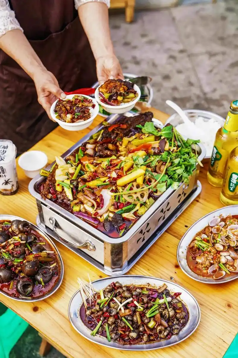 来贵阳必打卡.店名:刘记留一手烤鱼地 - 抖音