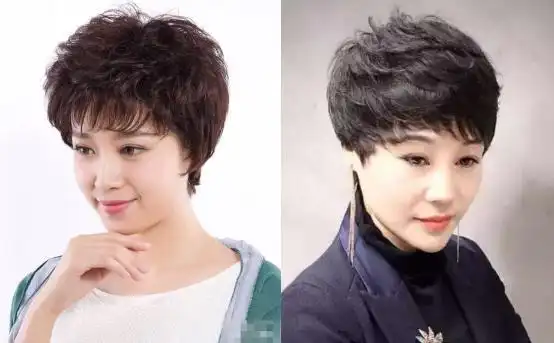 五六十岁的女人剪短发,注意避开这三个误区(女50~55岁流行发型短发)