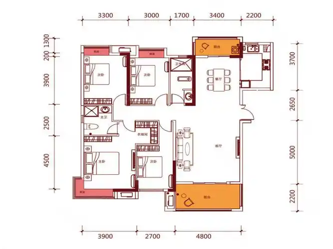 四房两厅两卫朝南户型随时可以看有楼层可选择