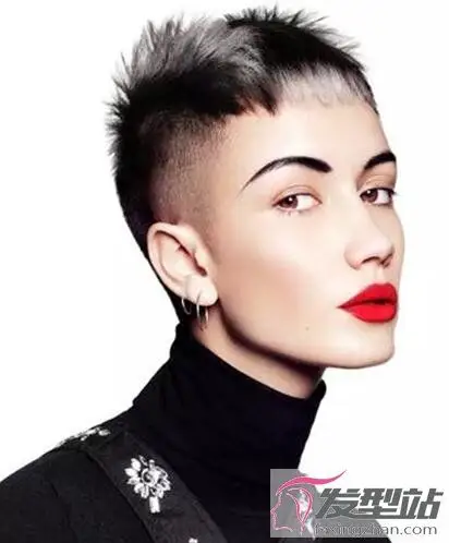 适合女生的剃鬓角短发发型有剃鬓角超短发,剃鬓角锅盖头,剃鬓角短碎发